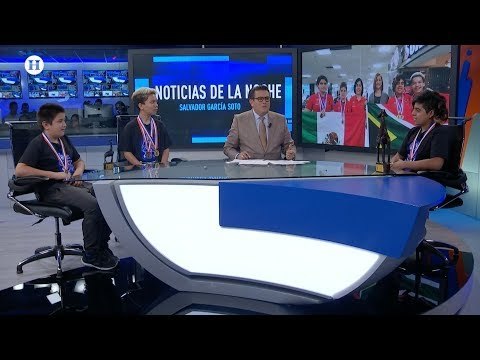 Niños ganadores en Olimpiadas de Matemáticas dedican triunfo a Guillermo del Toro