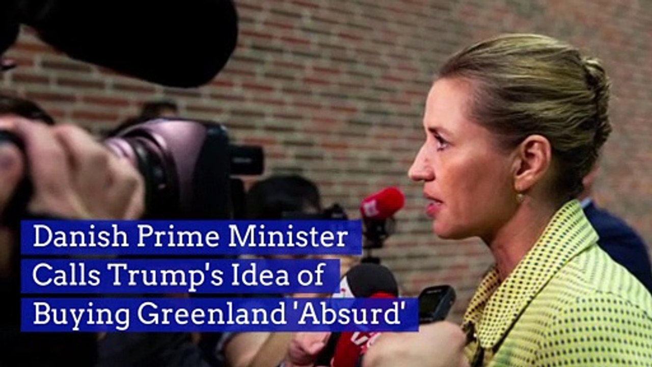 Danish Prime Minister Calls Trump's Idea of Buying Greenland 'Absurd'