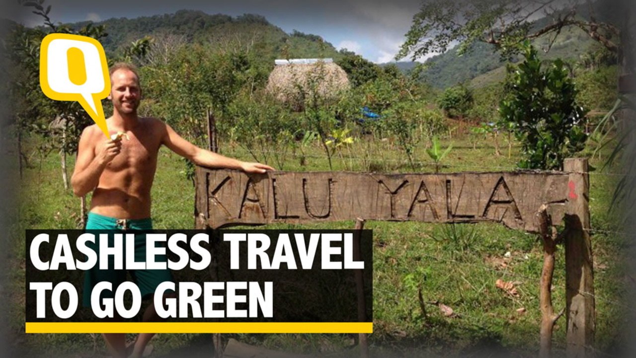 The Quint: Cashless Travel and Trash Wearing This Man Knows How to Go Green