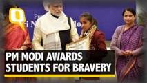PM Modi Lauds Brave Kids at National Bravery Awards 2017