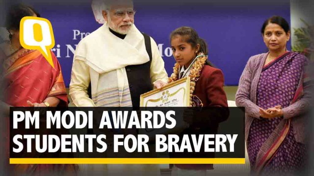 PM Modi Lauds Brave Kids at National Bravery Awards 2017