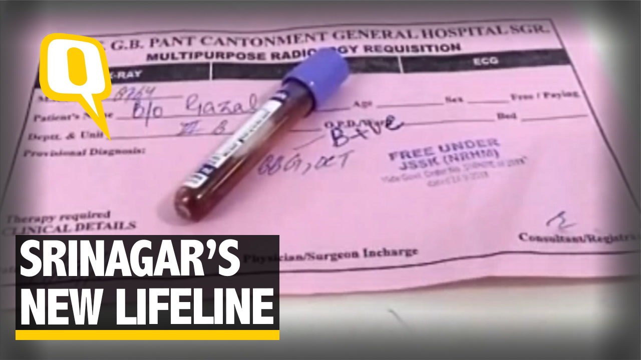 Srinagar’s Fresh Lease of Life: City Hospital Gets New Blood Bank