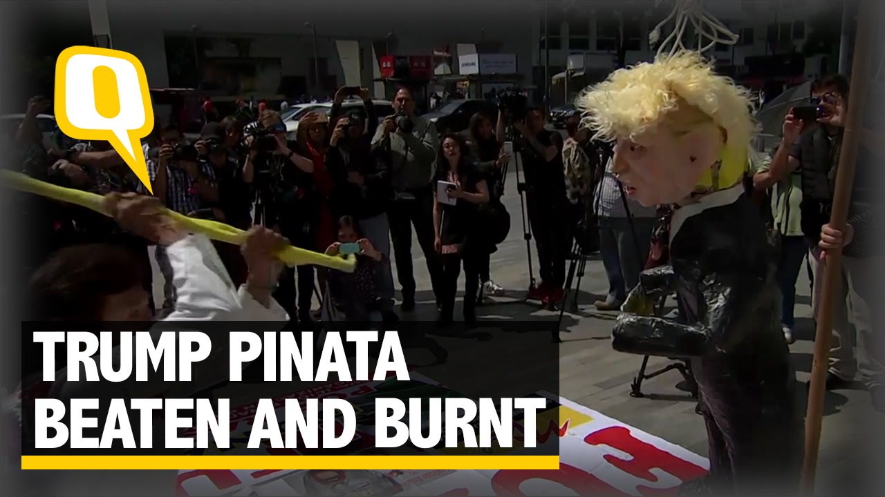 Mexicans Beat The Hell Out of A Donald Trump Pinata Doll