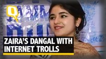 The Quint: Dangal’s Zaira Wasim Forced to Downplay Her Fame as an Actor?