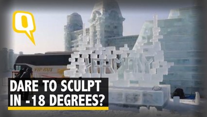Would You Dare to Make an Ice Sculpture in -18 Degrees Celsius?