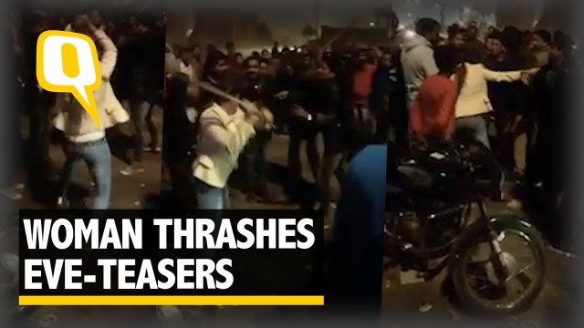 The Quint: Caught on Camera: Women Takes on Her Molesters in Lucknow