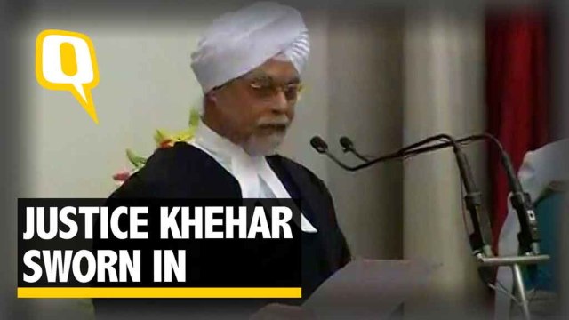 The Quint| ‘I Will Bear True Faith’, Says New CJI Jagdish Singh Khehar
