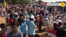 Thousands gather as Rahul Gandhi addresses the crowds at the OBC ‘Navsarjan Janadesh Mahasammelan’