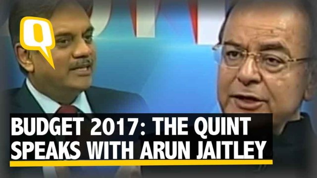 The Quint’s Sanjay Pugalia Talks Budget 2017 with Arun Jaitley