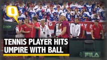 The Quint: Canadian Tennis Player Strikes Ball at Umpire, Gets Disqualified