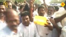TTV Supporters Celebrate Outside His Residence