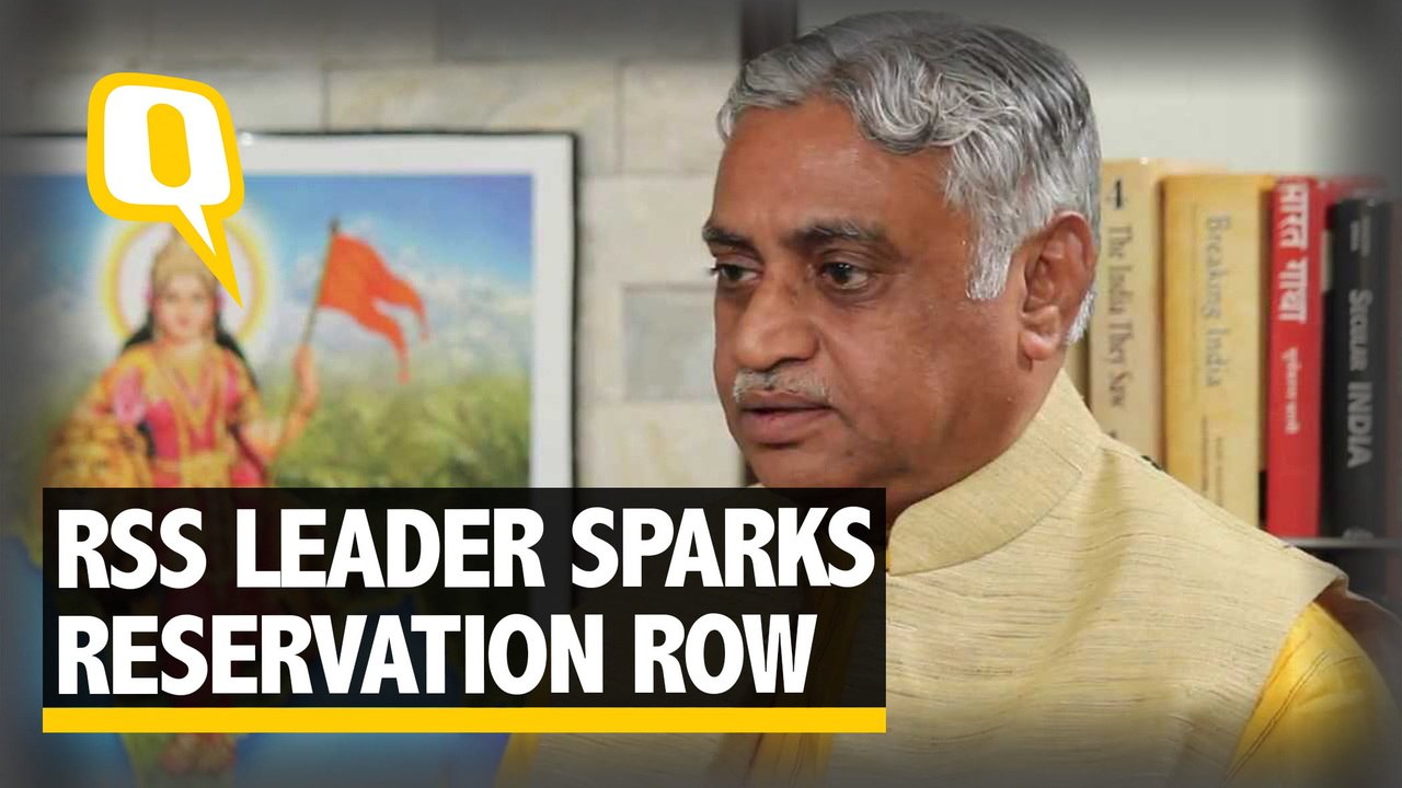 Need Equal Opportunity, Not Reservation: RSS Leader Sparks Row