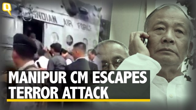 Manipur CM Escapes Unhurt by the Suspected Terrorist Attack