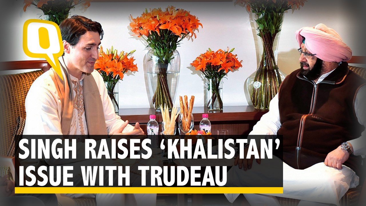 Amarinder Singh Raises ‘Khalistan’ Issue with Canada PM Trudeau