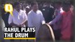 Rahul Gandhi and Siddaramaiah Beat Traditional Drums at Yellamma Temple in Belagavi