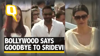 B-Town Bids Farewell to Sridevi, India's First Female Superstar