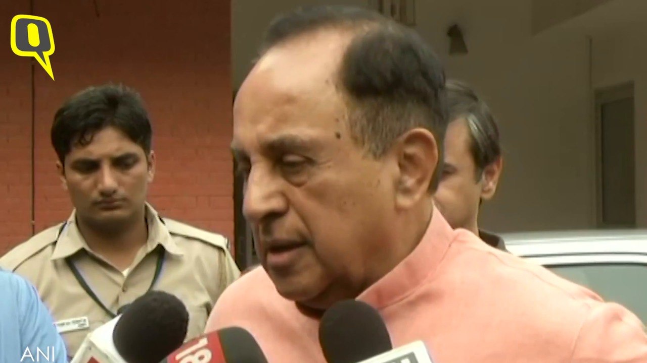 Trail Will Ultimately Lead to P Chidambaram's Tenure as FM: Subramanian Swamy on Karti Arrest