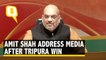 Polls 2018: Amit Shah Address Media After BJP Win in Tripura