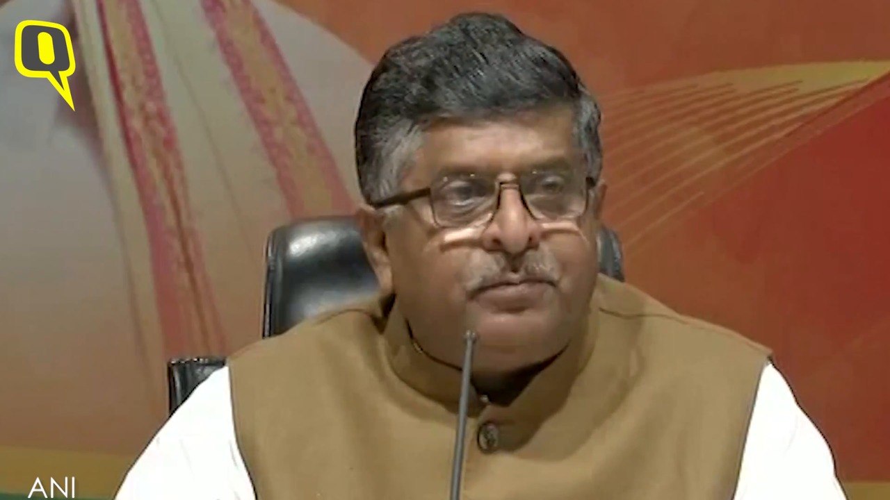 Chidambaram Opened Doors For Gitanjali Scam: Ravi Shankar Prasad