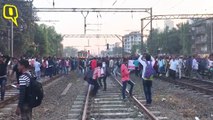 Students Lathicharged at Rail Roko Andolan in Mumbai