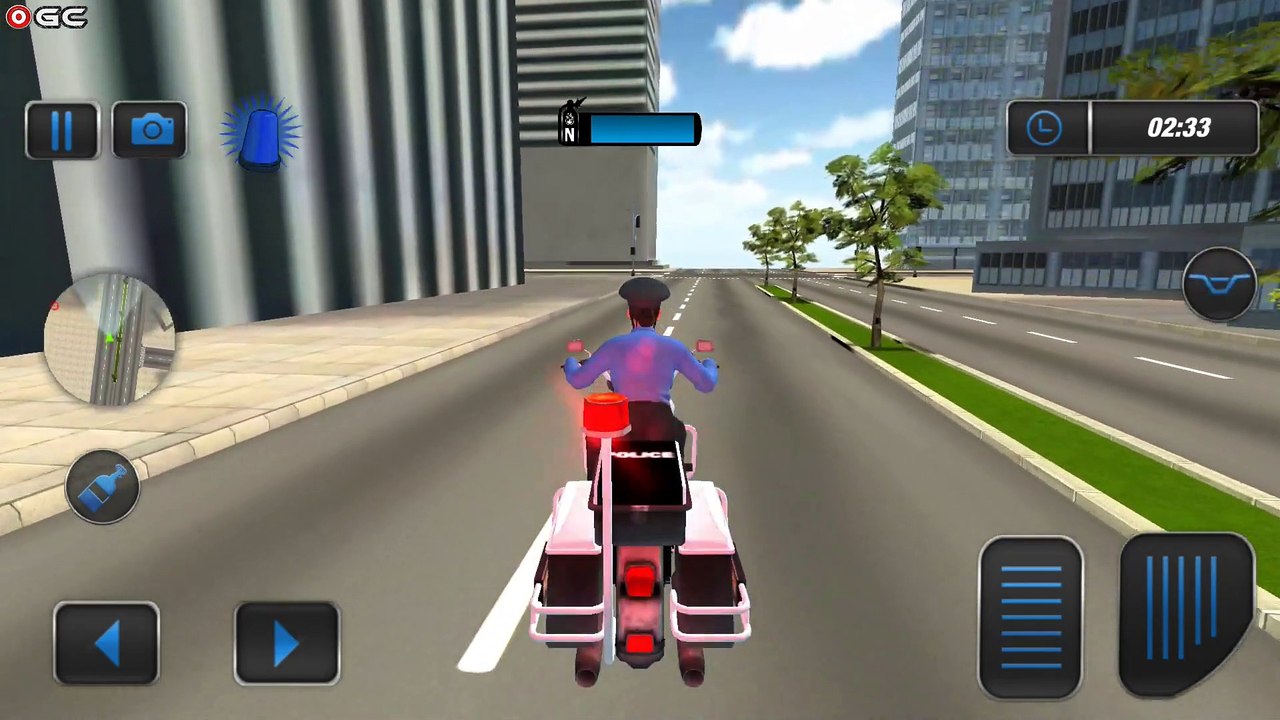 US Police Bike 2019 - Gangster Thief Chase Games LV1 6 - Android Gameplay Video