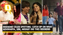 Weekend Celeb Spotting: Aishwarya Rai Bachchan, Shah Rukh Khan, Salman Khan, Akshay Kumar