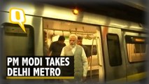PM Modi Takes Delhi Metro to Reach Ambedkar Memorial Inaugural