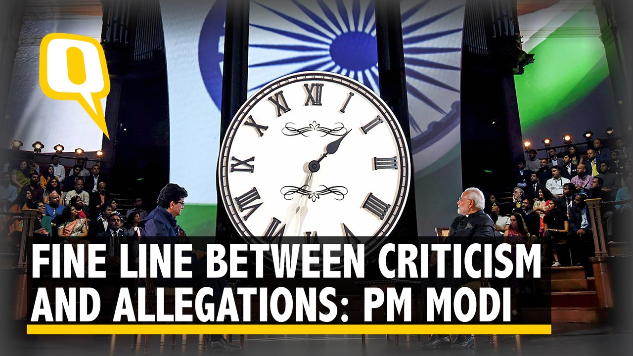 There is a fine line between criticism and allegation: PM Modi