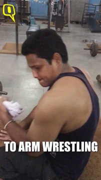 Polio took his legs away, yet his strong arms win him medals world over