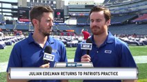 Julian Edelman Returns To Practice; Patriots WR Roster Projetctions