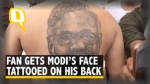 Modi Bhakt Gets Modi’s Face Tattooed on His Back