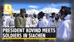 President Ram Nath Kovind Visits the Siachen Army Base Camp