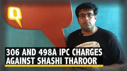 Download Video: Abetment of Suicide, Cruelty: What do the Charges Against Shashi Tharoor in the Sunanda Pushkar Case Mean?