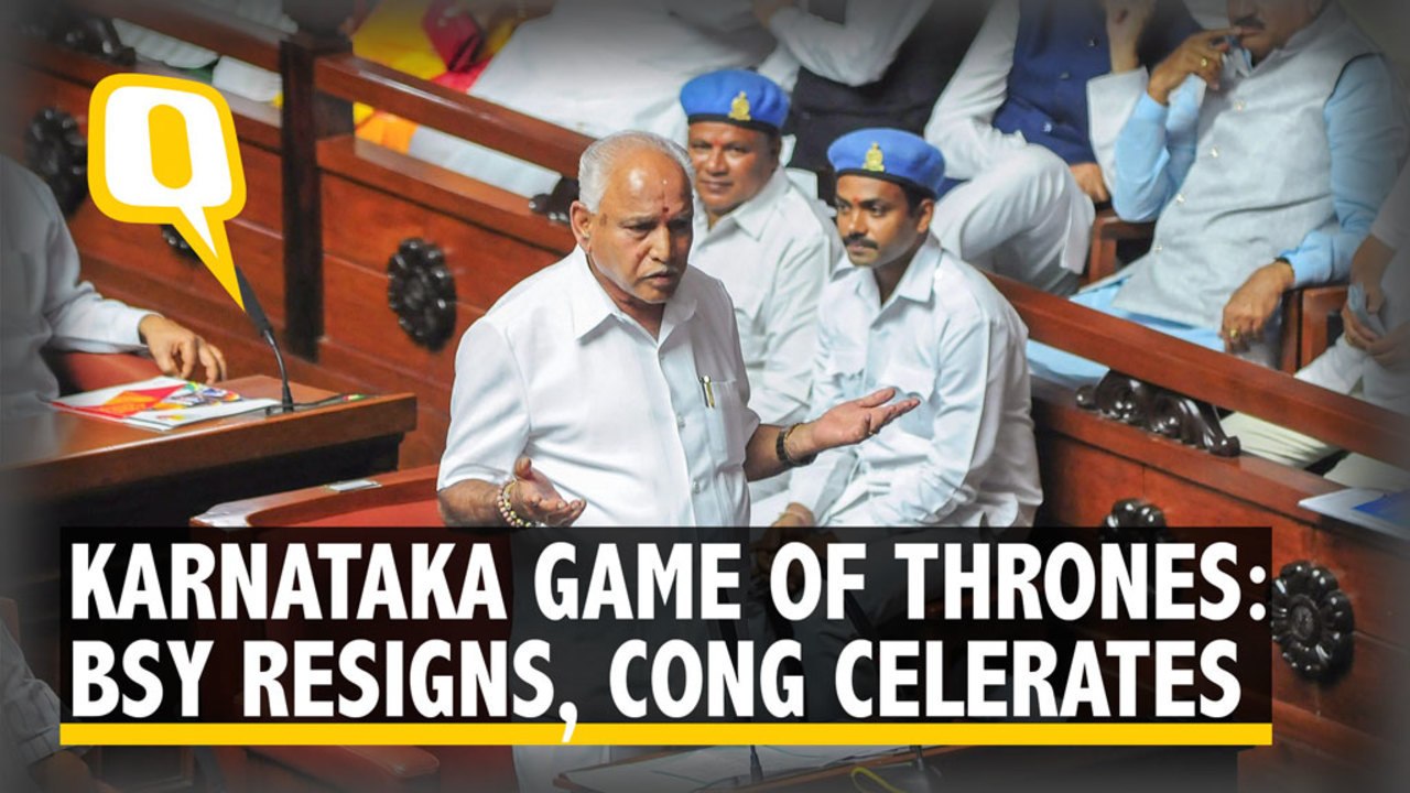 Karnataka Game Of Thrones: BSY Resigns, Congres...