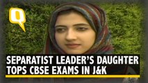 Separatist Leader's daughter tops CBSE exams in Jammu & Kashmir