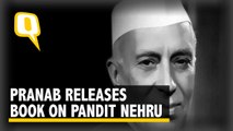 Pranab mukherjee releases book on jawaharlal nehru