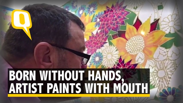 Art knows no boundaries and this artist knows no hindrances