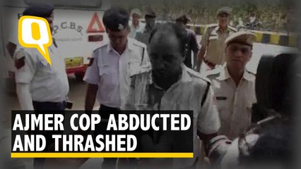 Video herunterladen: Traffic Police in Ajmer Abducted, Thrashed on Bus by Goons