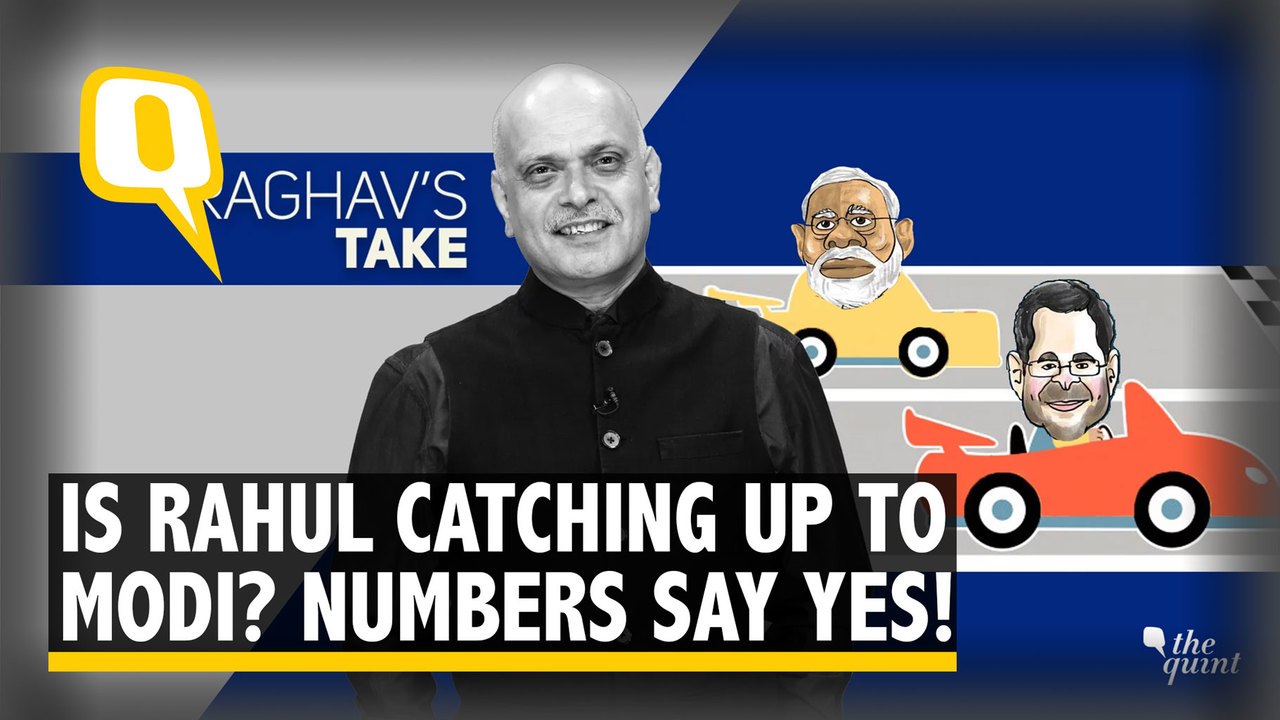 RAHUL CLOSING IN ON MODI, REAL VOTING DATA SHOWS