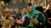 Mehbooba Mufta said that the alliance between BJP-PDP was for reconciliation and dialogue