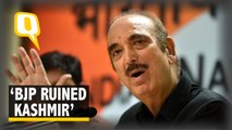 BJP Ruined Kashmir, Maximum Army men & Civilians Died in These 3 years: Congress's Ghulam Nabi Azad