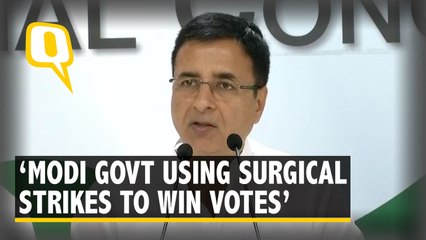 Video herunterladen: Modi Government Boasting of Army Achievements and Using Surgical Strikes to Win Votes: Randeep Surjewala