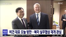 비건 대표 오늘 방한…북미 실무협상 재개 관심
