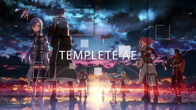 Adobe After Effects Template Glitch-Parallax-Slideshow