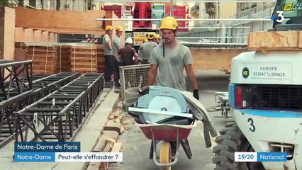 Notre-Dame : les risques d'effondrement ne sont pas écartés