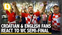Croatian and English Fans React to World Cup Semi-Final in Moscow