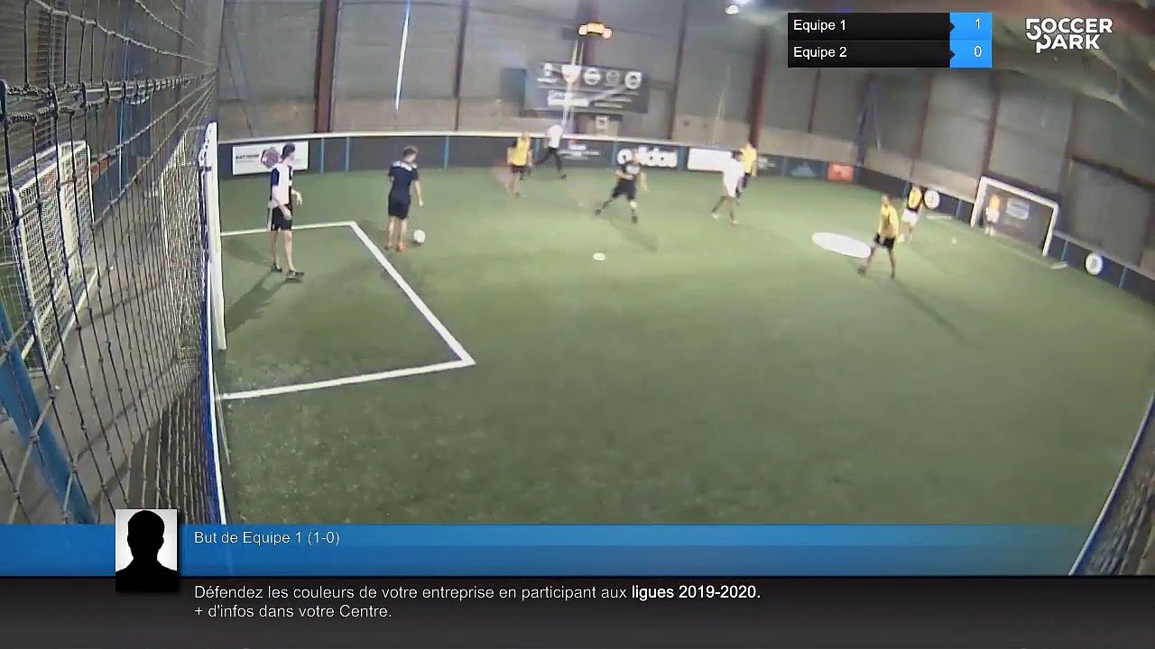 But de Equipe 1 (1-0) - Equipe 1 Vs Equipe 2 - 19/08/19 21:18 - Loisir Bourges - Bourges Soccer Park