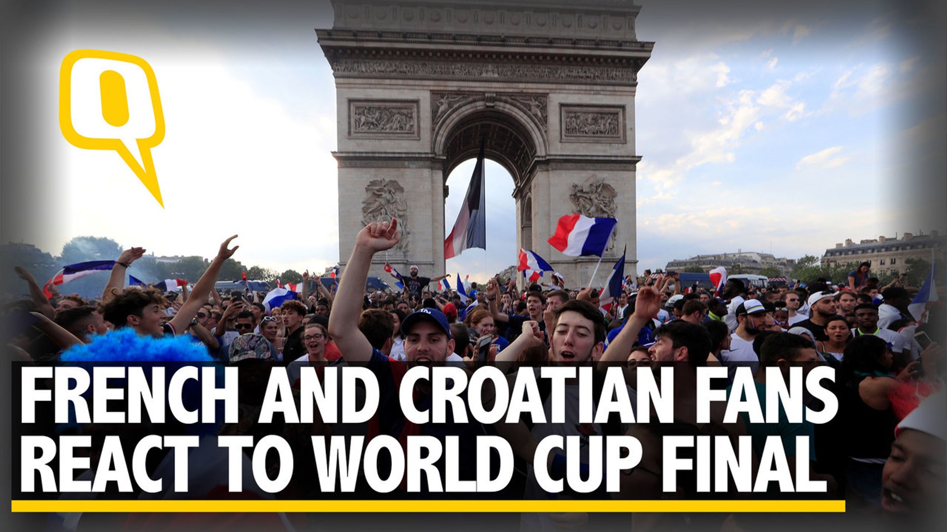 ⁣France Celebrate FIFA World Cup Victory – With Flags, Songs, Pride