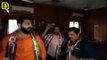 MNS workers vandalise the office of Public Works Department in Navi Mumbai