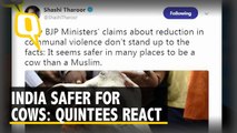 Quintees react to Shashi Tharoor's Tweets About India Being Safer For Cows